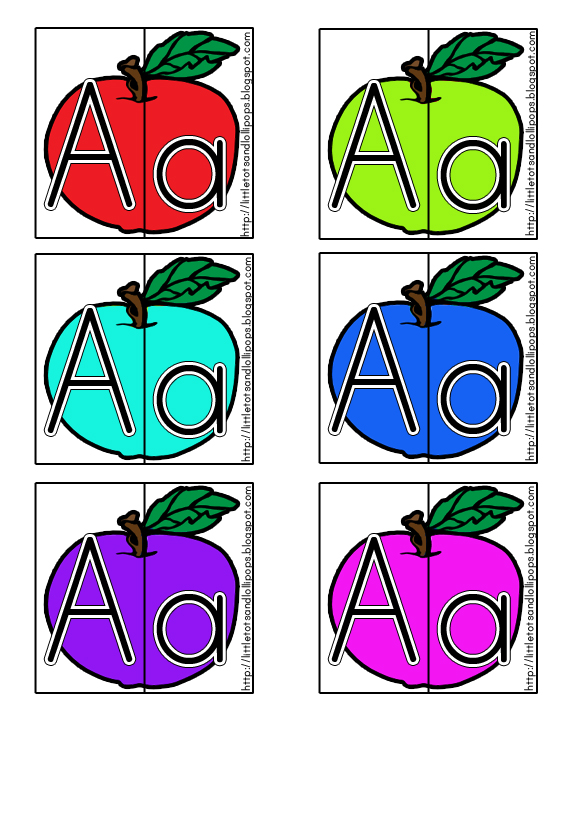 aa match preschool alphabet aa match preschool alphabet