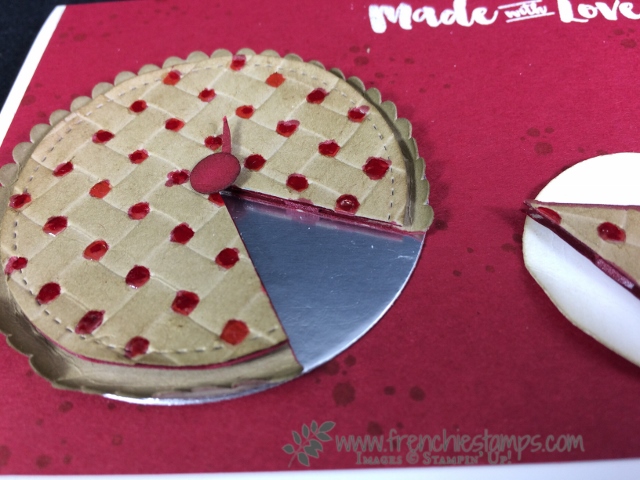 Basket Weave, Paper Cherry Pie, Apron Builder framelits, Stampin'Up!
