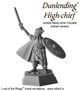 Christmas 2016 Mithril figure | Dunlending High-chief primed version