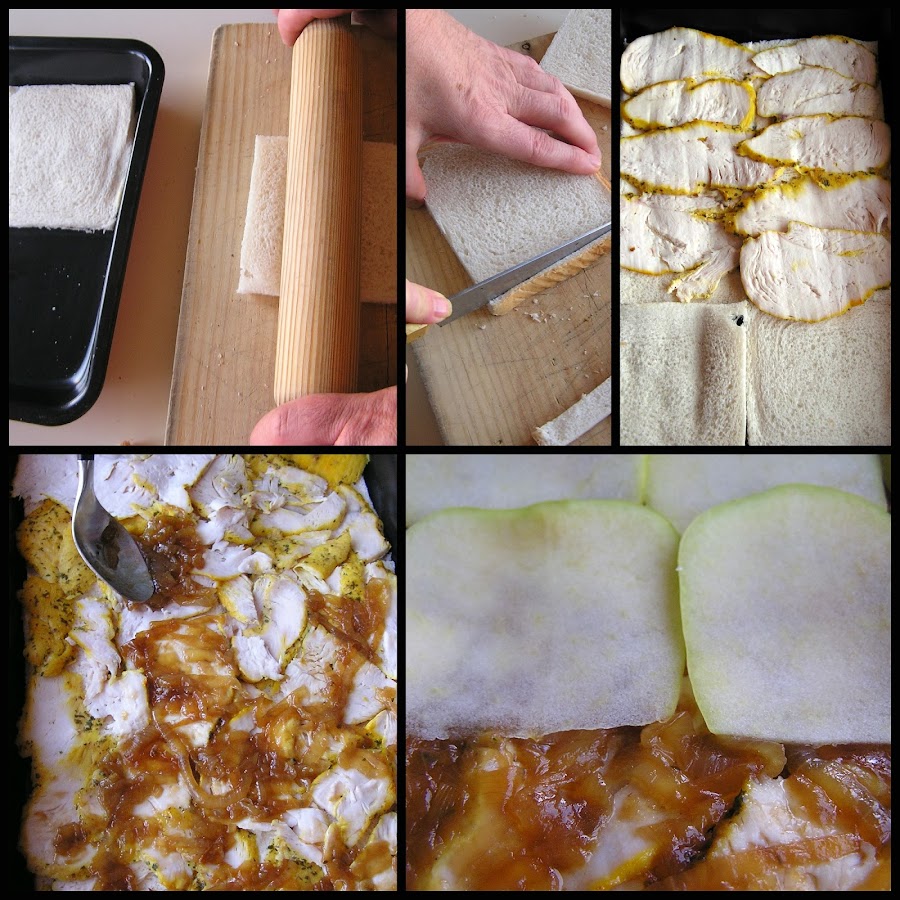 Milhojas de pollo-Dulcesbtrix