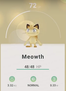 Meowth CP Pokemon Go