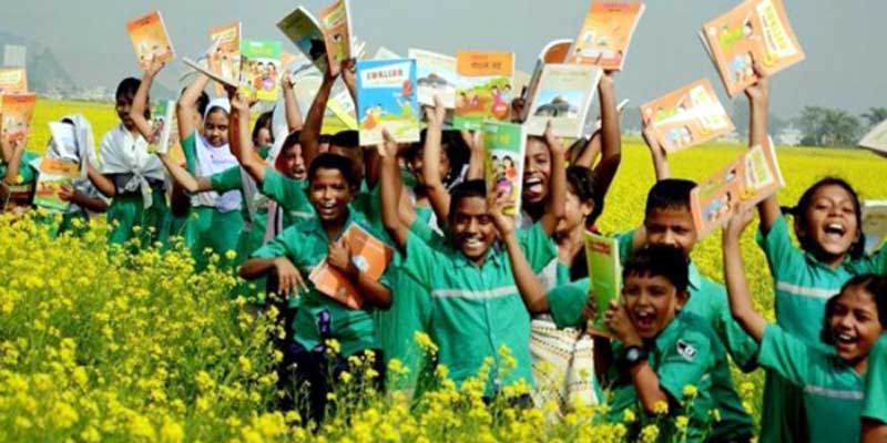 98 per cent of children go to school দেশের ৯৮ শতাংশ শিশু স্কুলে যায়