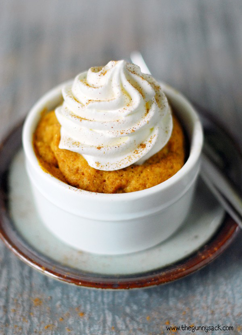 Easy Pumpkin Cake in a Mug 10 Mug Cakes You Can Make in Just Minutes