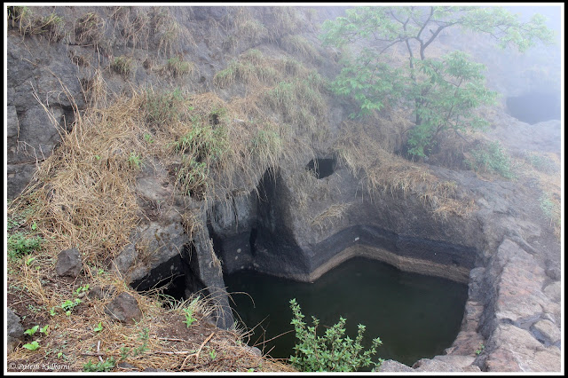 Water trench at Ghangad Water trench at Ghangad