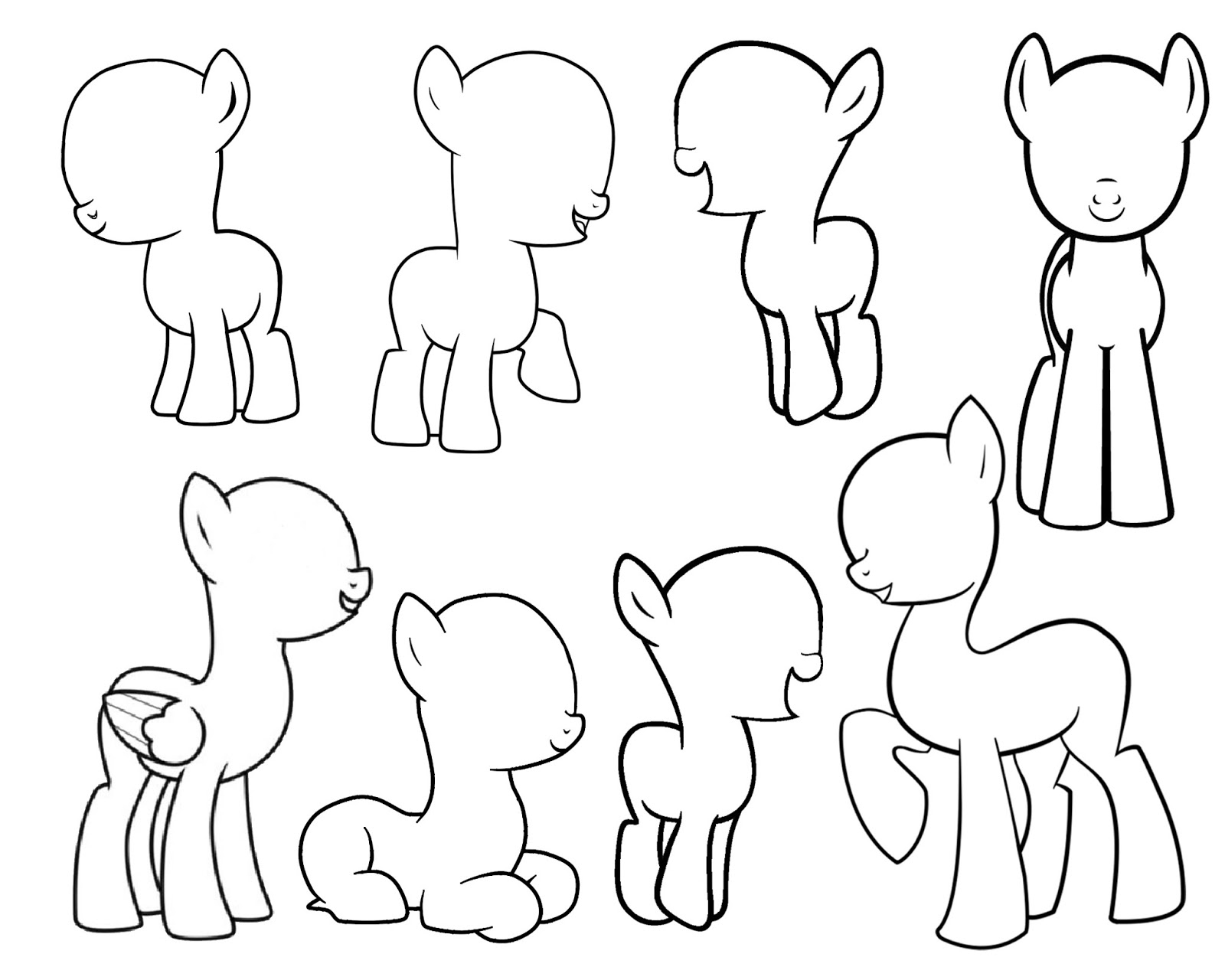 more+blank+my+little+pony+bodies