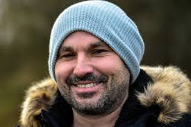 man with a stubble beard