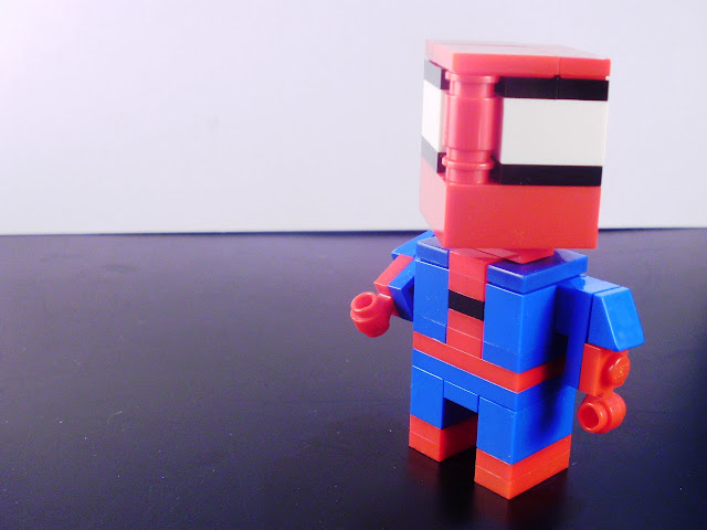 MOC LEGO Homem-Aranha (spiderman) versão cube