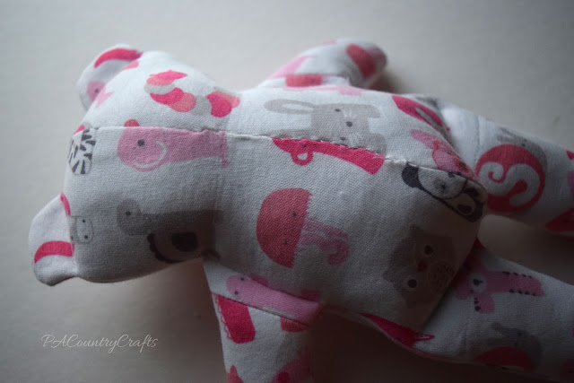 sew ladder stitch on stuffed bear ladder stitching on memory bear