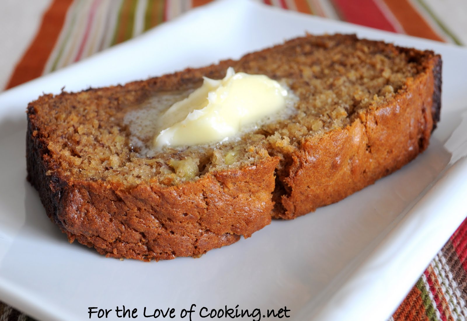 Banana Banana Bread | For the Love of Cooking