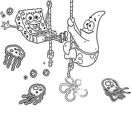 Gambar Spongebob Dan Patrick Bermain Dengan Ubur Ubur Gambar Spongebob Dan Patrick Bermain Dengan Ubur Ubur