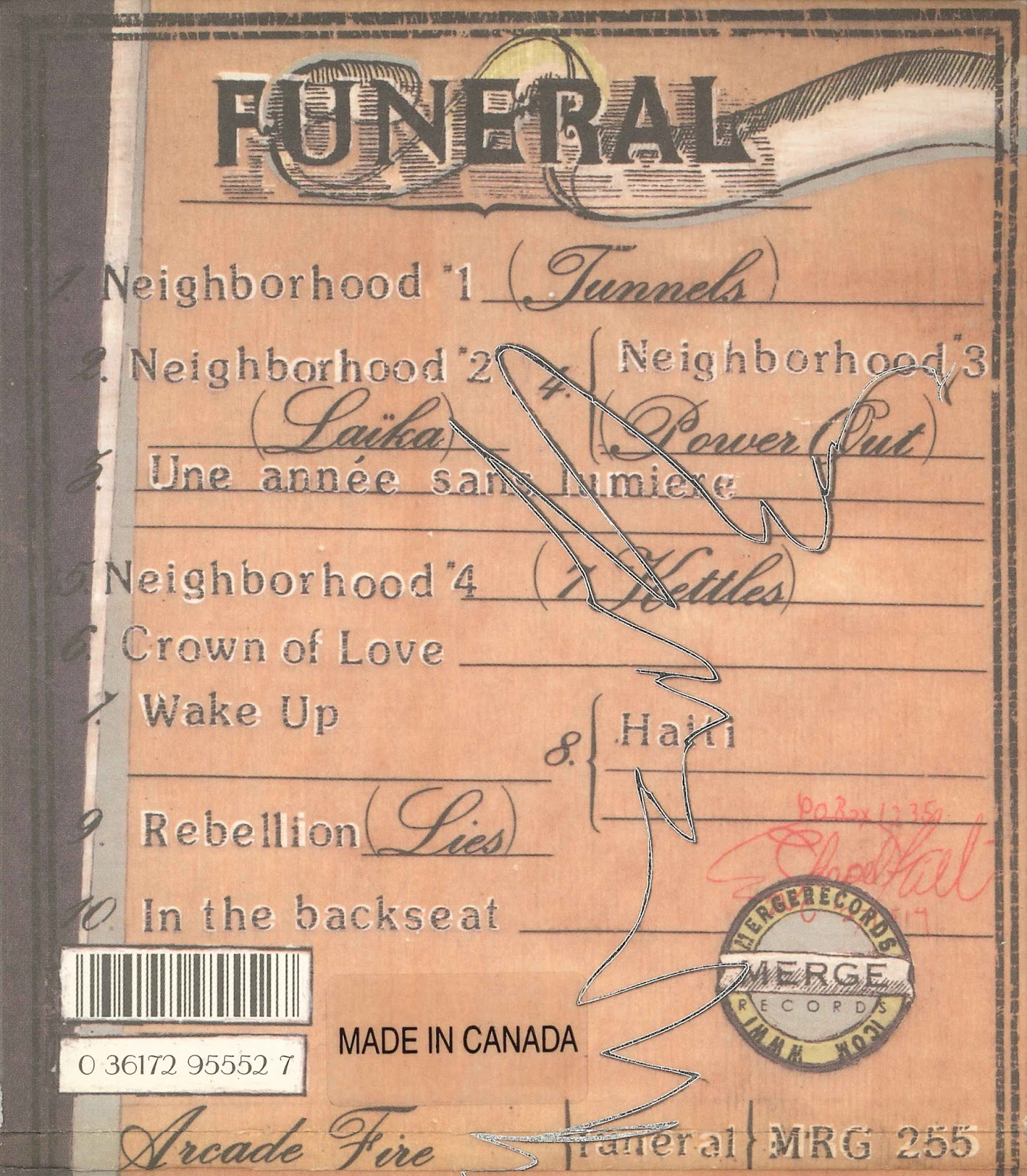 Andrew's Album Art Arcade Fire Funeral (2004)