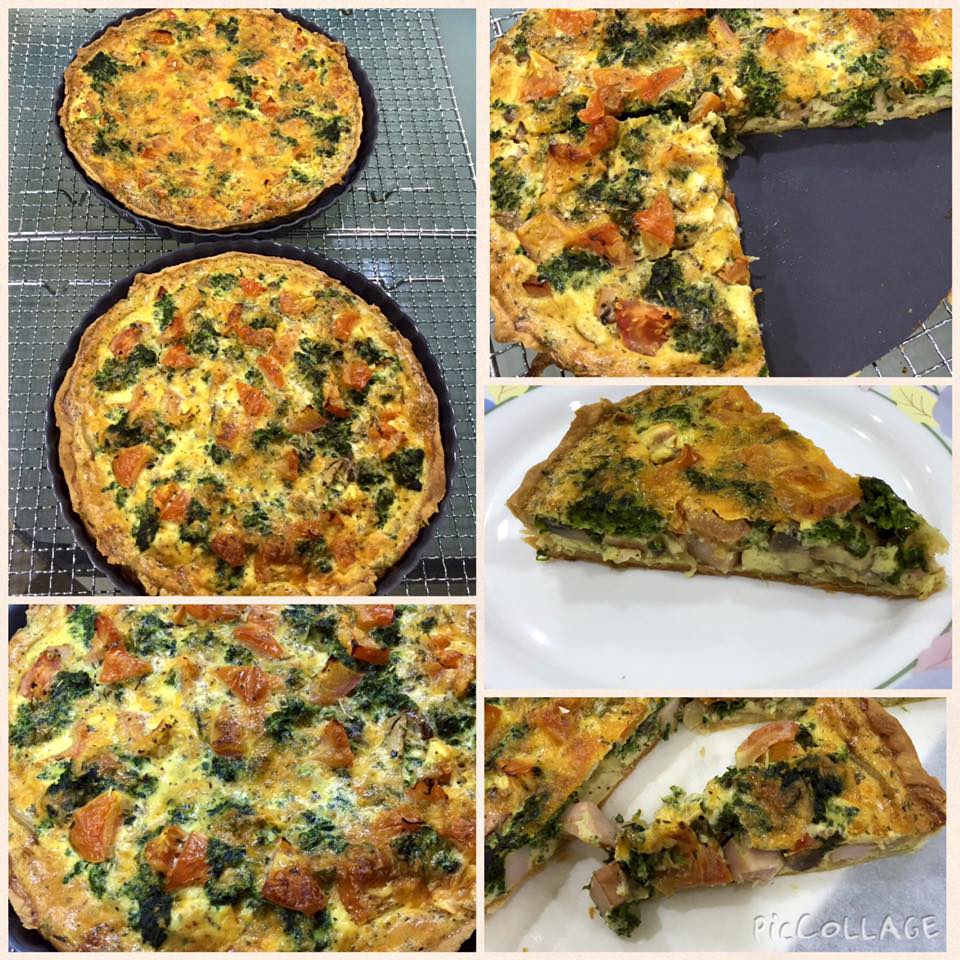 Spinach Quiche by Jenny Soh