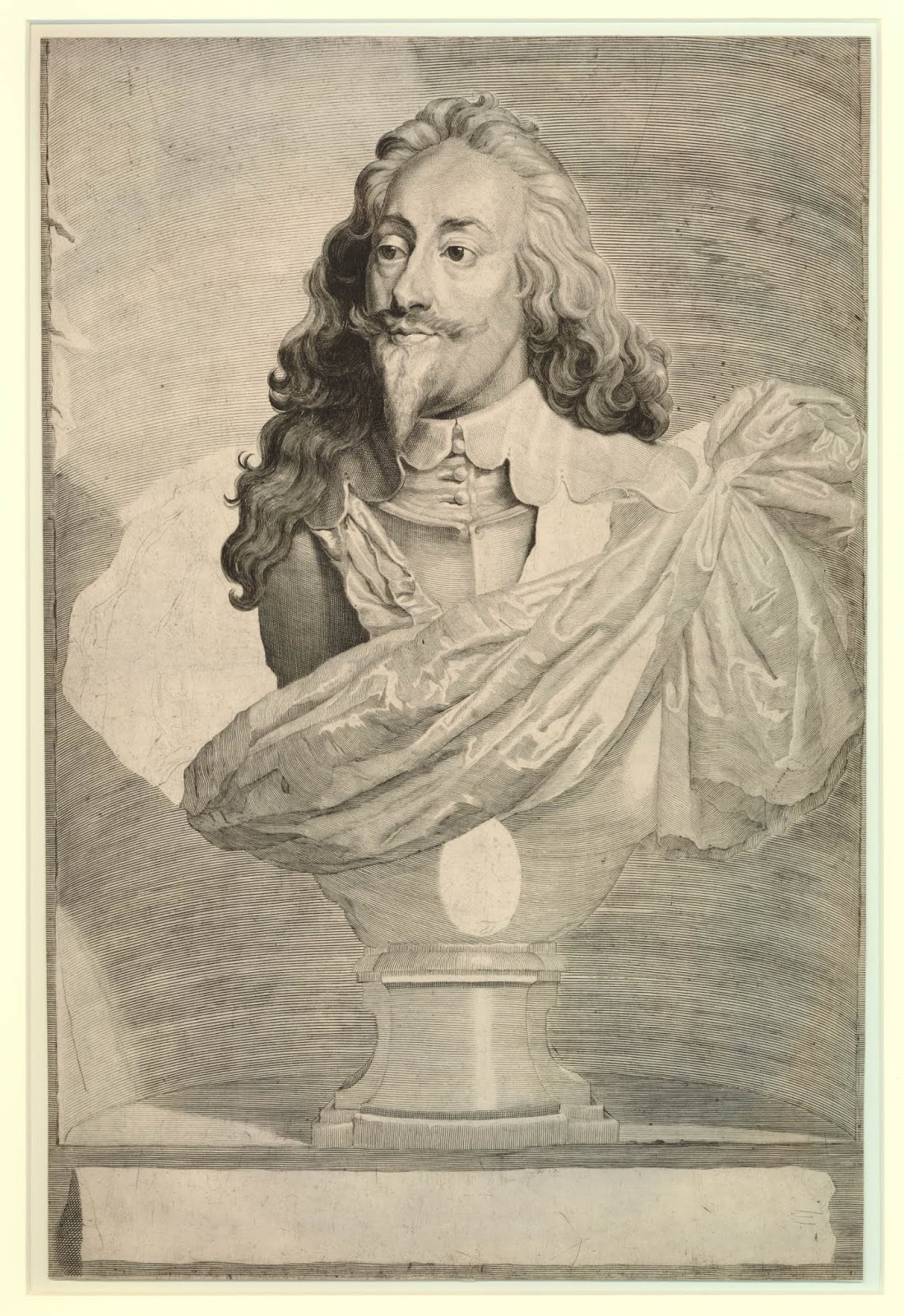 English 18th Century Portrait Sculpture Francois Dieussart Queen