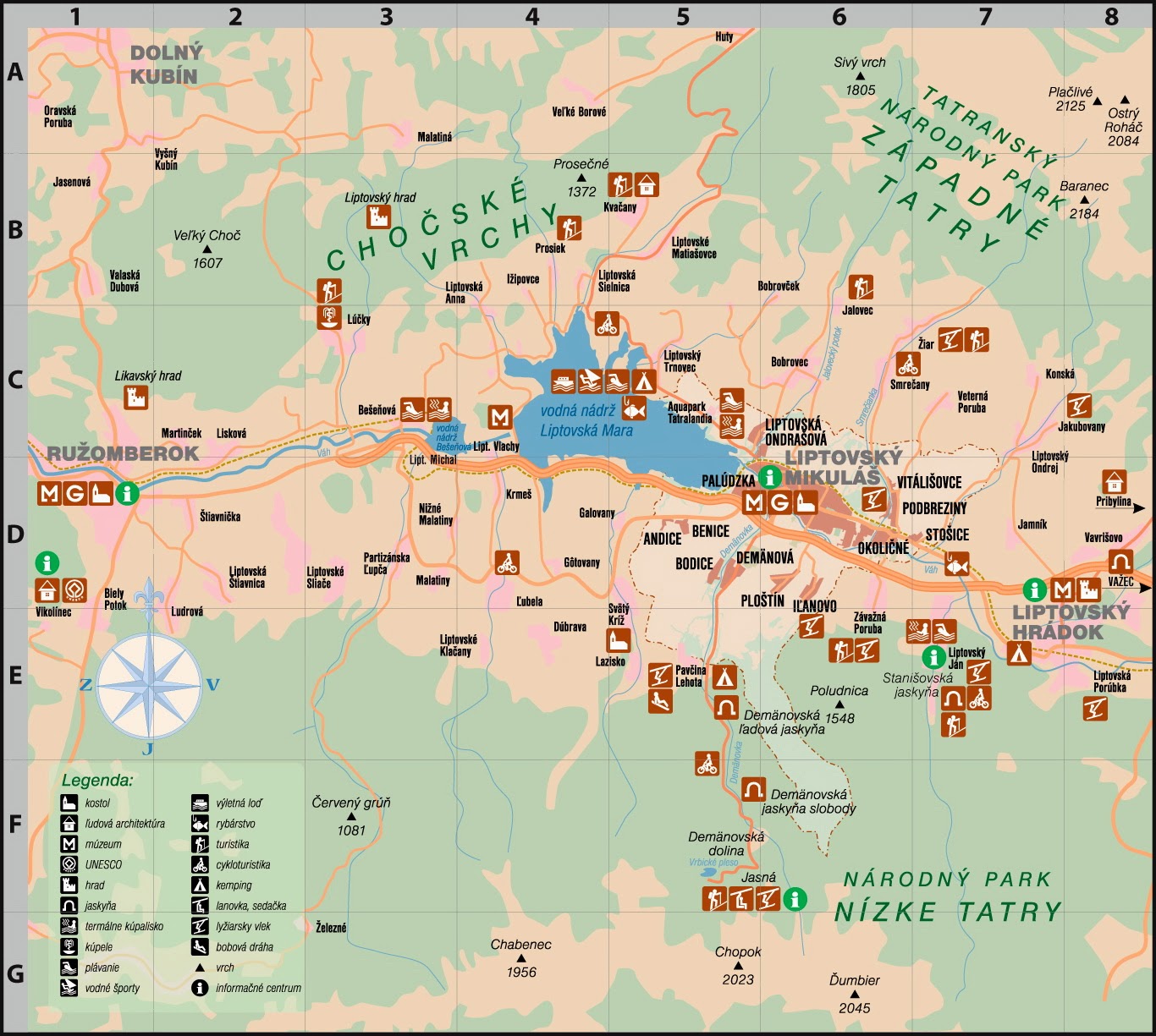 Liptovsky Mikulas map