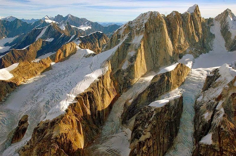 The Ruth Glacier, in Denali National Park The Ruth Glacier, in Denali National Park