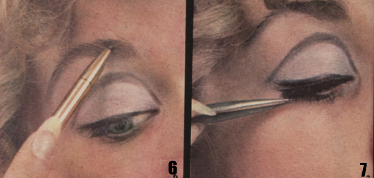 1968 's Make Up - The Dolly look beauty eye 60s 1960 mary quant