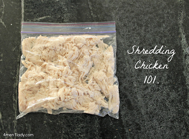 Shredding Chicken – Foodie Friday.
