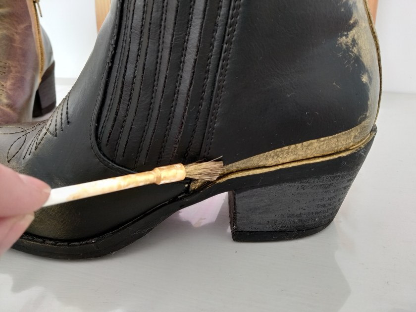 TEÑIR UNOS BOTINES HACERLOS BRILLAR | Casa Atelier