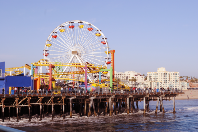 Santa Monica Pier, Santa Monica, Los Angeles, California