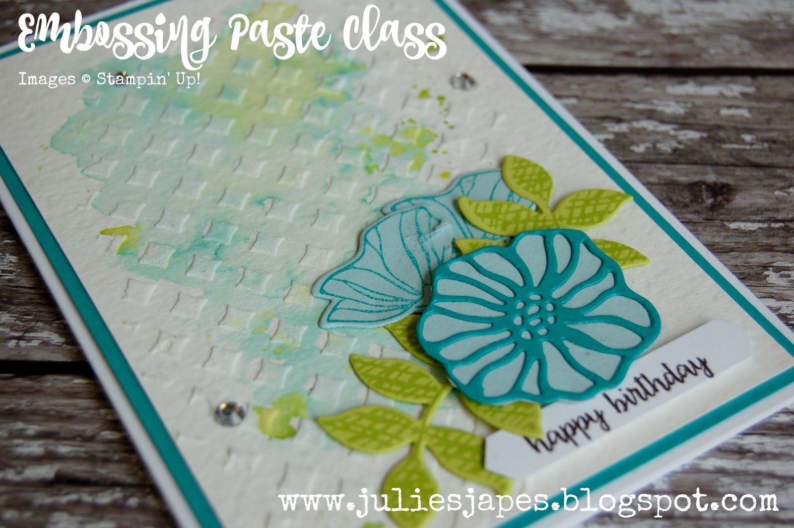 Julie Kettlewell Stampin Up UK Independent Demonstrator Order