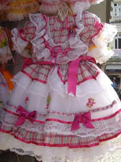 Vestido para Festa Junina 2012