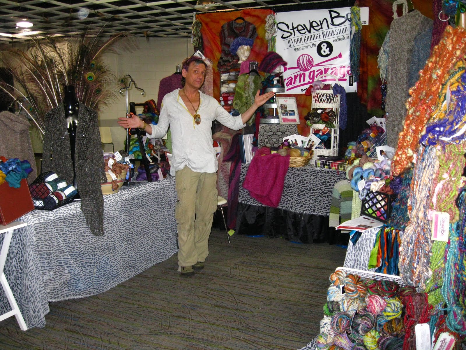 Yarn Garage Knit & Crochet Show and Steven's KARE 11 appearance