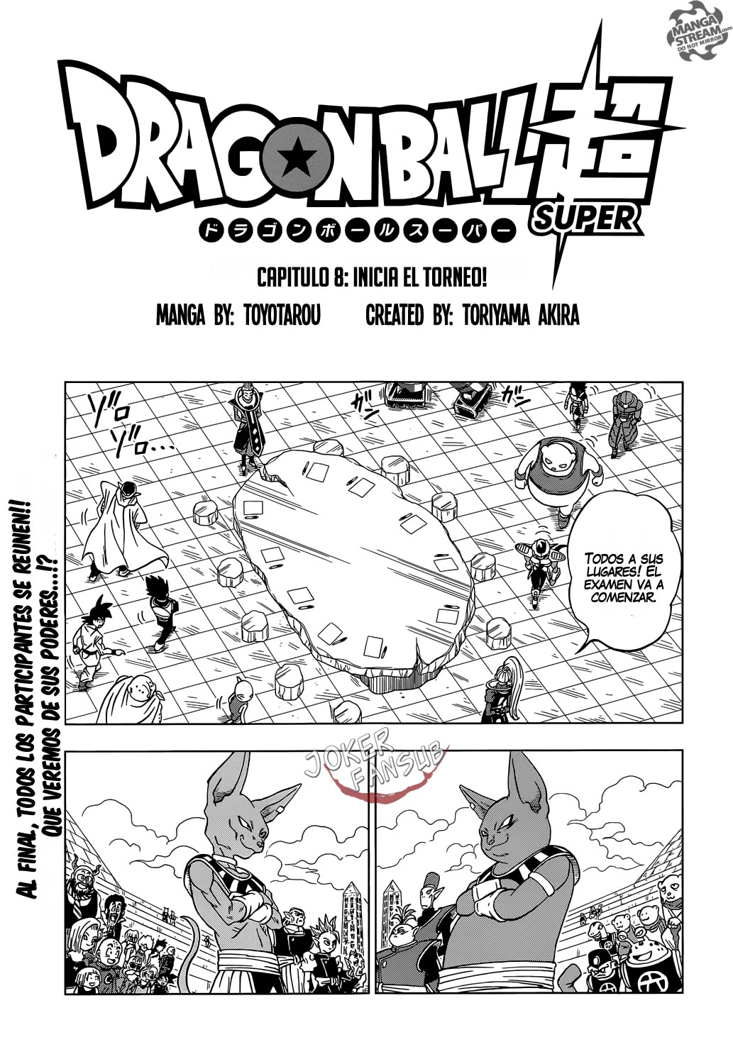 DRAGON BALL SUPER MANGA 8 ESPAÑOL INICIA EL TORNEO¡ Dragon ball super Capitulos DRAGON BALL SUPER MANGA 8 ESPAÑOL INICIA EL TORNEO¡ Dragon ball super Capitulos