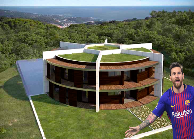 Rumah Berbentuk Bola Milik Lionel Messi Rumah Berbentuk Bola Milik Lionel Messi