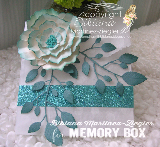 Stamping with Bibiana Vellum Paper gift Bag with Rose