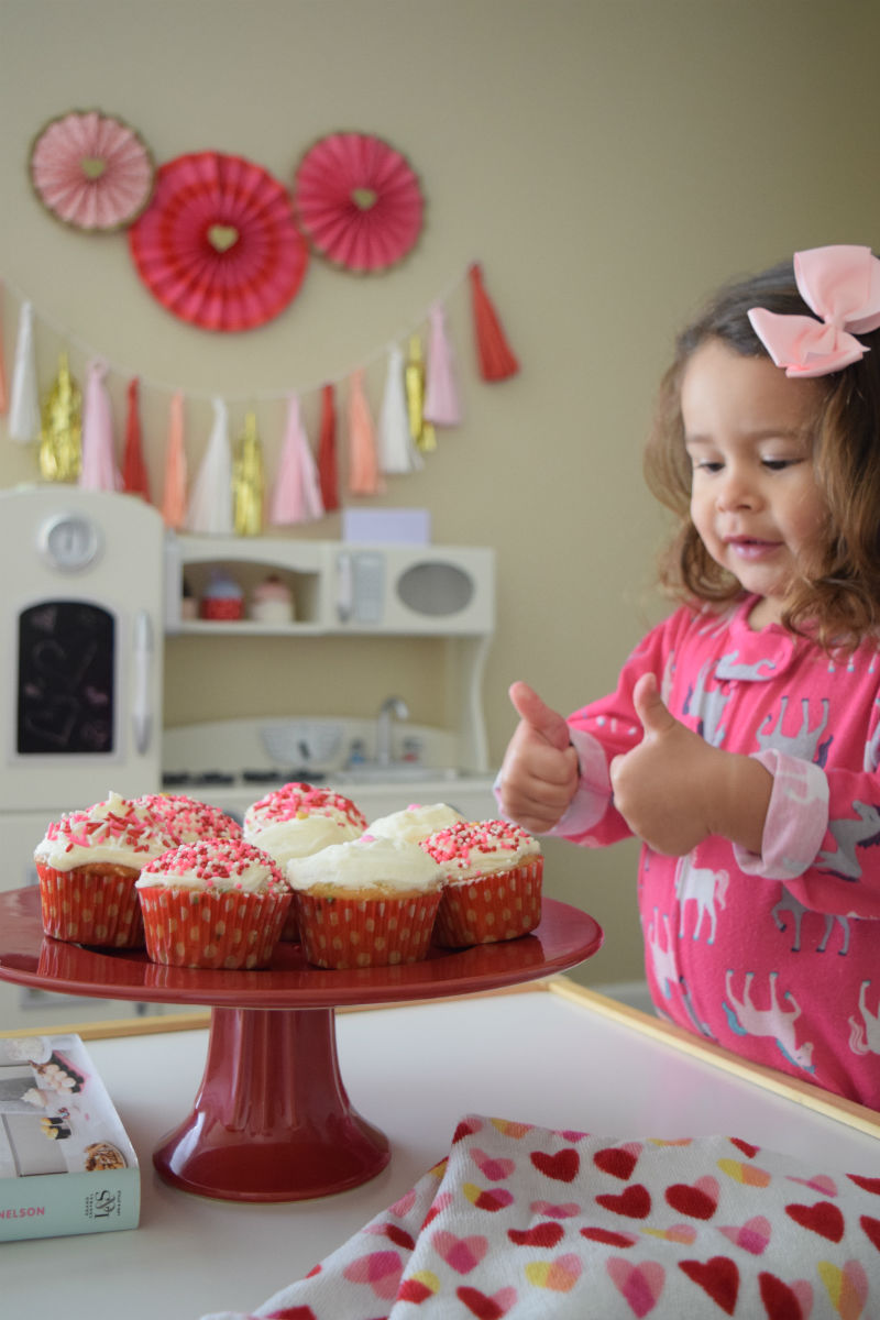 Valentine's Day Sprinkles Cupcakes | Azucar by Alexandra Valentine's Day Sprinkles Cupcakes