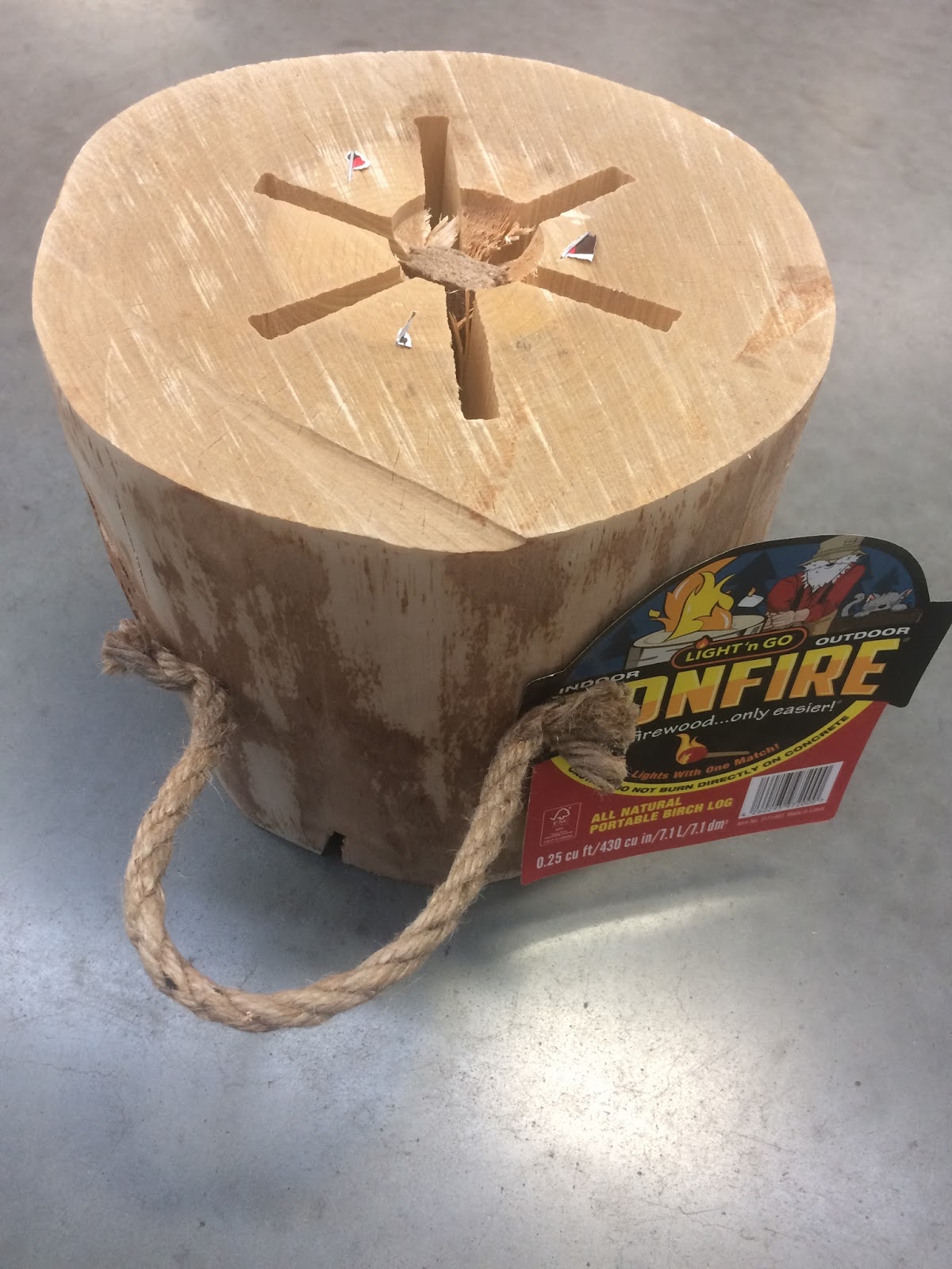 ApocalypseEquipped Review Light'n'Go bonfire log