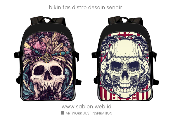 Custom Bags Desain Sendiri Ransel Backpack Distro 12 Desain