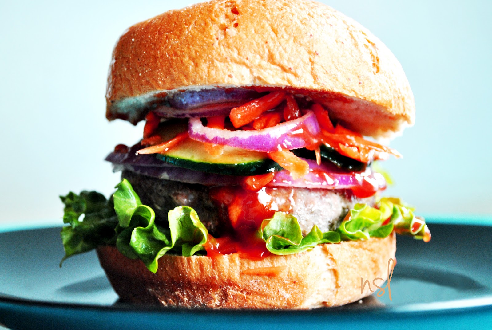 Natural simple living Gluten Free Beef + Apple Burgers