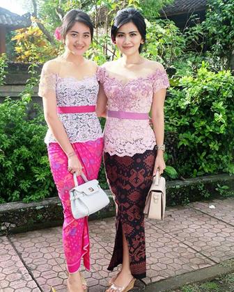 Model Kebaya Lengan Pendek Untuk Orang Gemuk