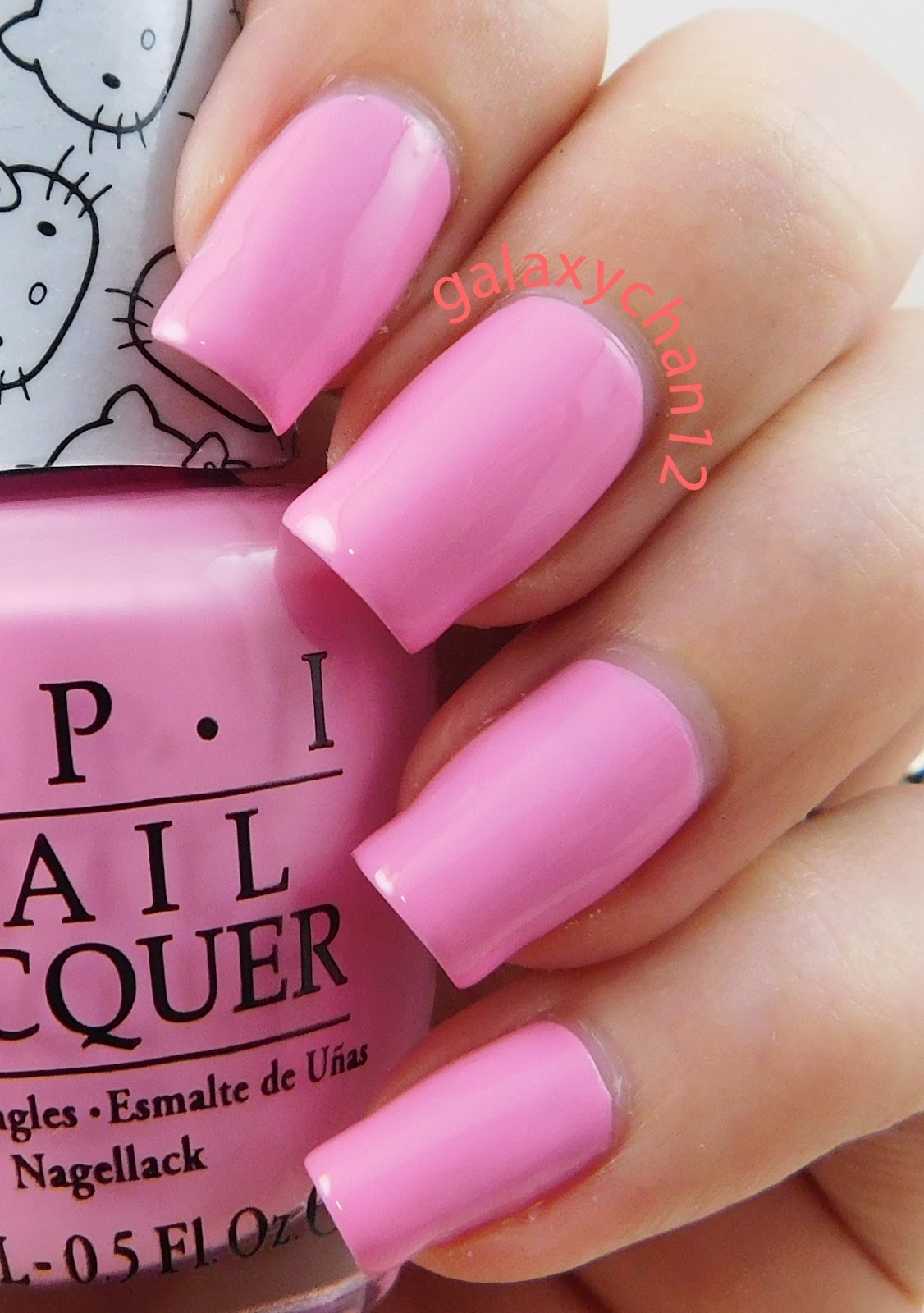Miss Galaxy Nails & Beauty: OPI Hello Kitty Collection Swatches & Review