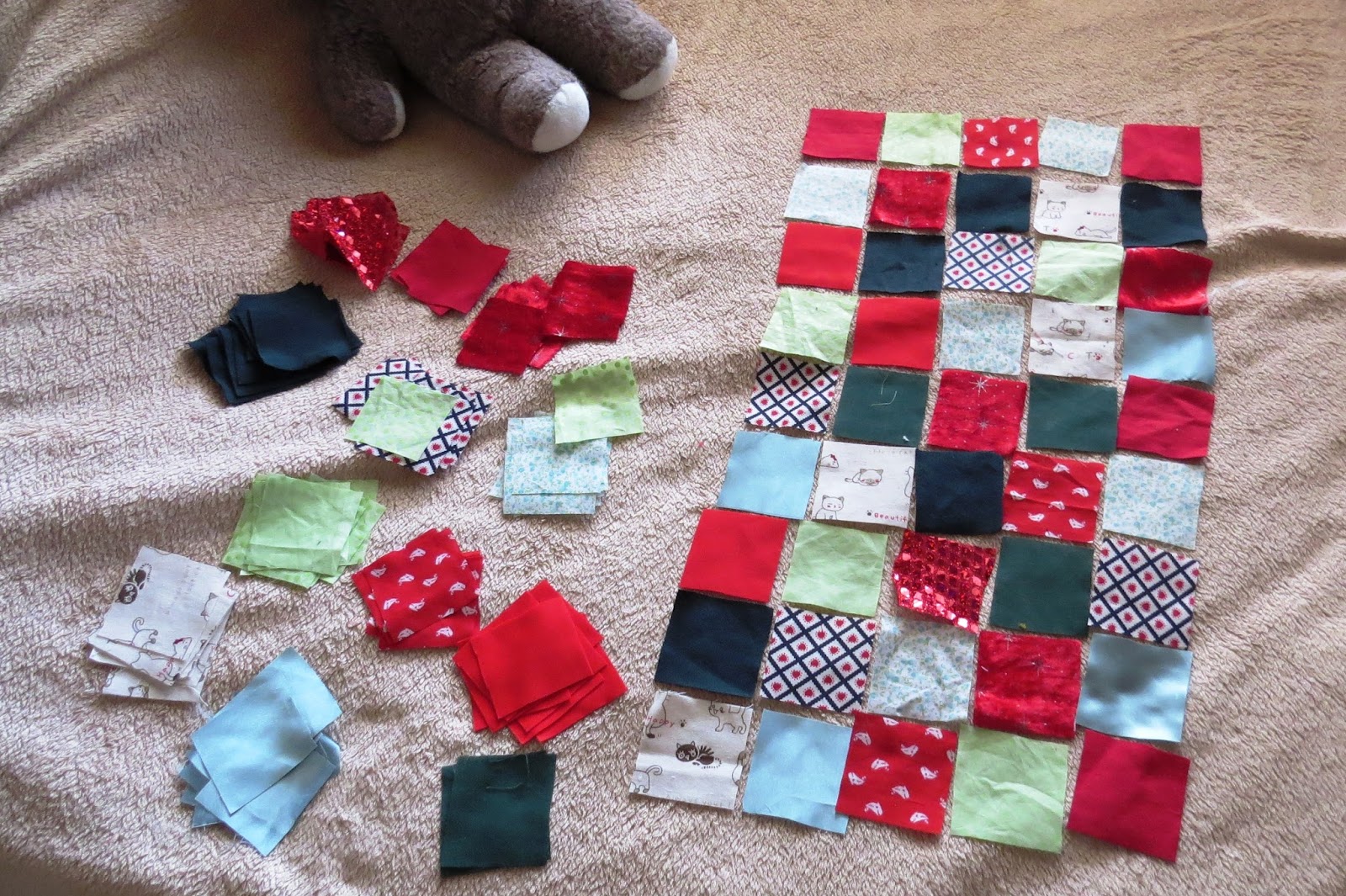 Creating my way to Success Patchwork Gift Bag from Fabric Scraps