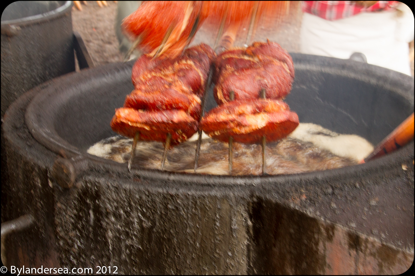 ByLanderSea Food Tales Medora, North Dakota Pitchfork Fondue
