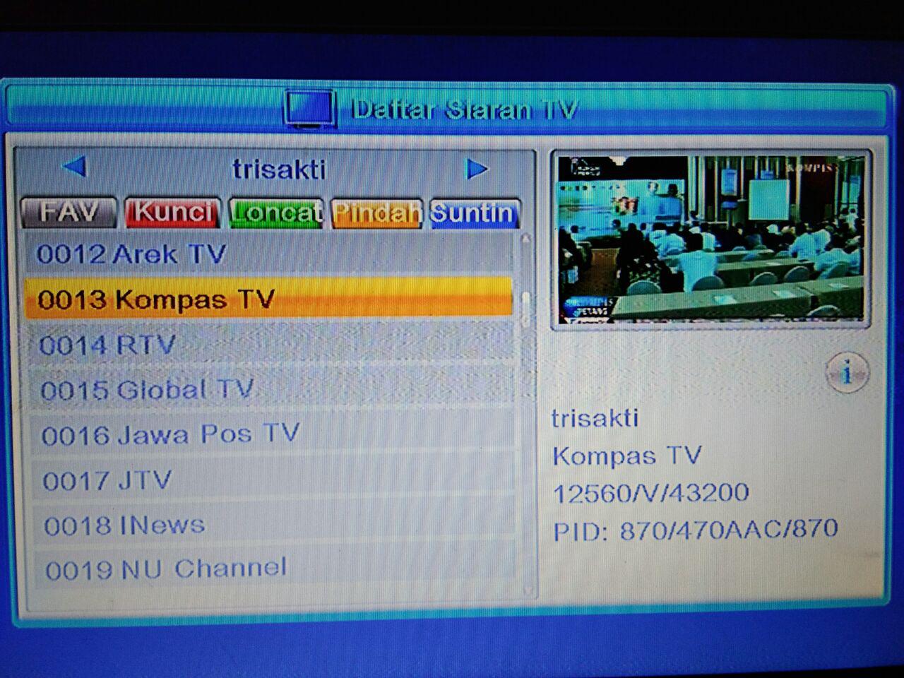 Cara Seting Receiver Parabola untuk Ninmedia / Satelit Chinasat 11 agar