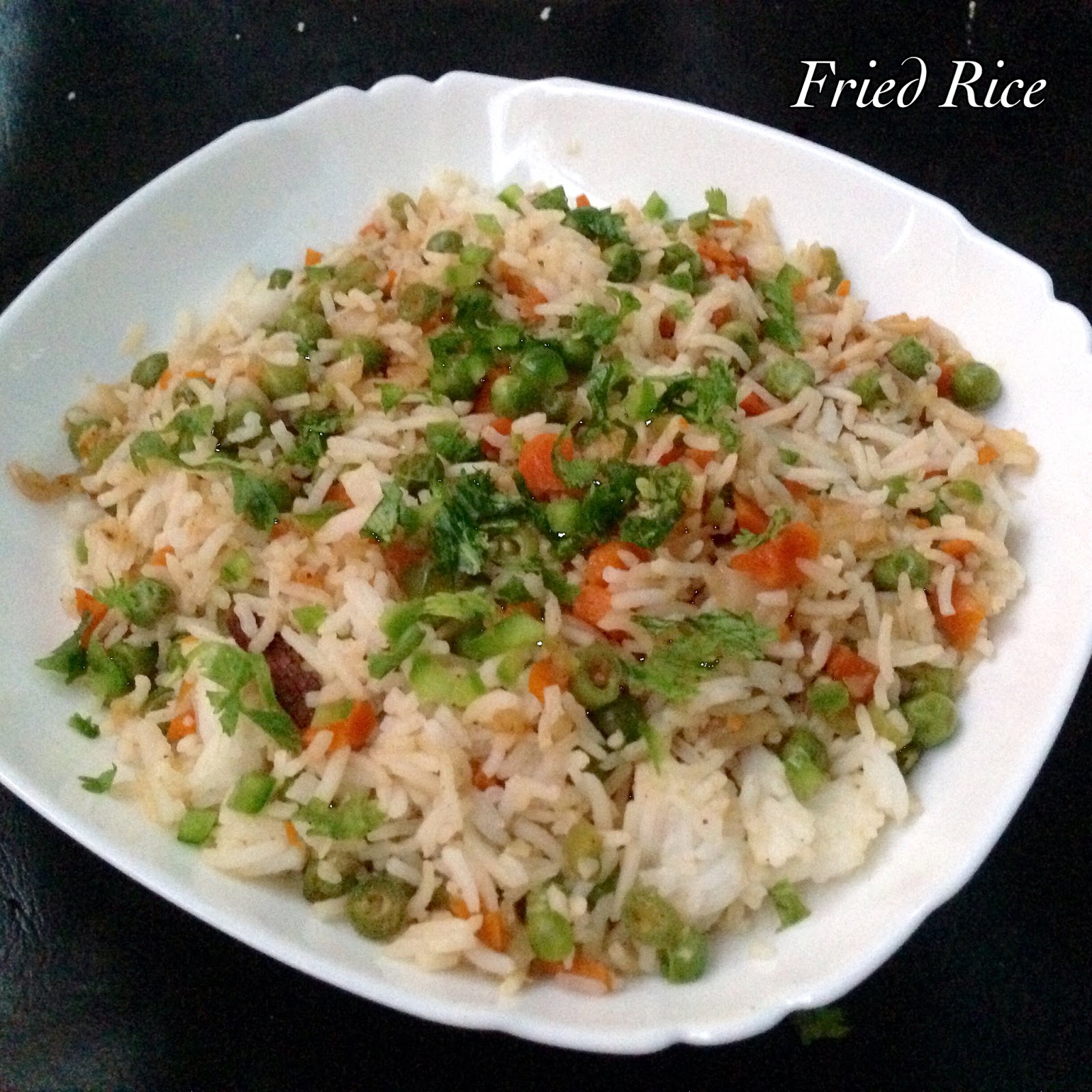 Nila's Cuisine: Veg Fried Rice - Restaurant Style
