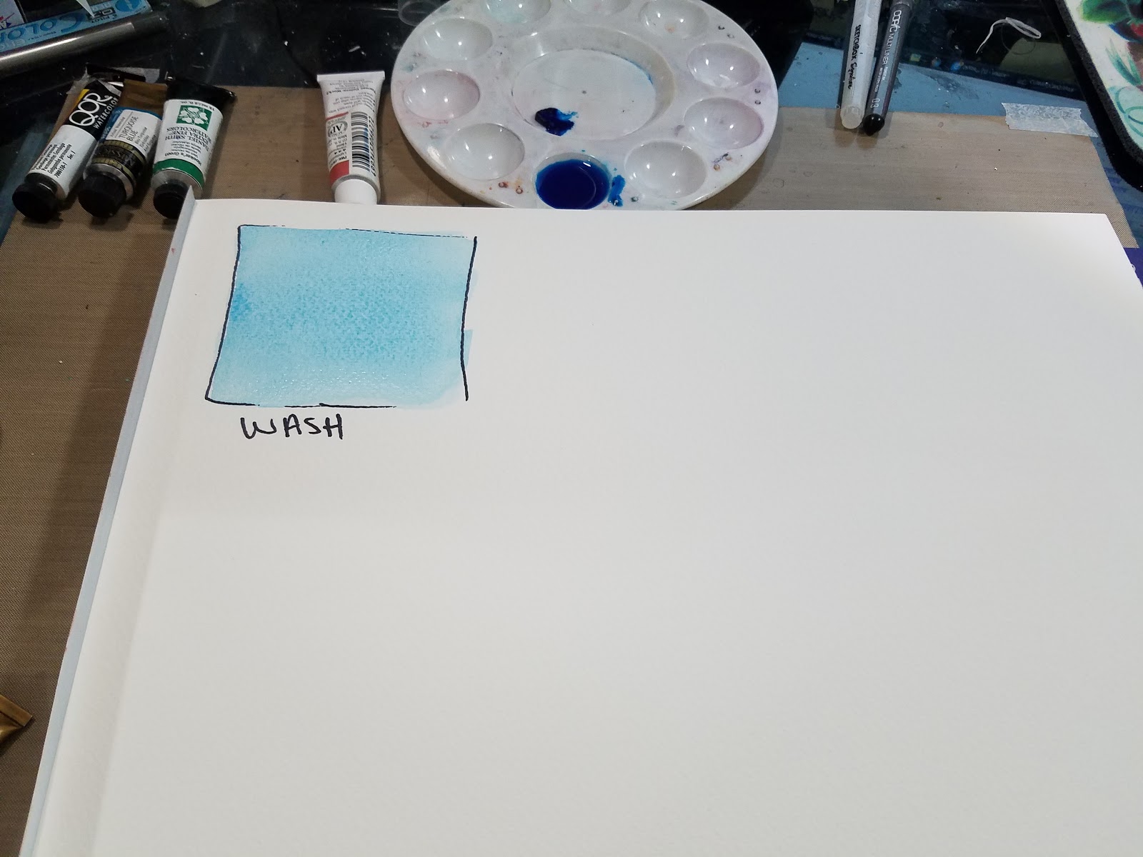 Painted a wave today- I tried spattering masking fluid to make the water  spray. : r/Watercolor