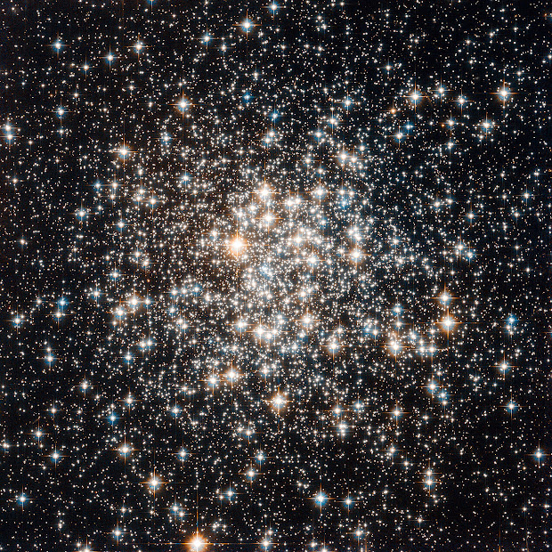 Globular Cluster M107 as imaged by Hubble
