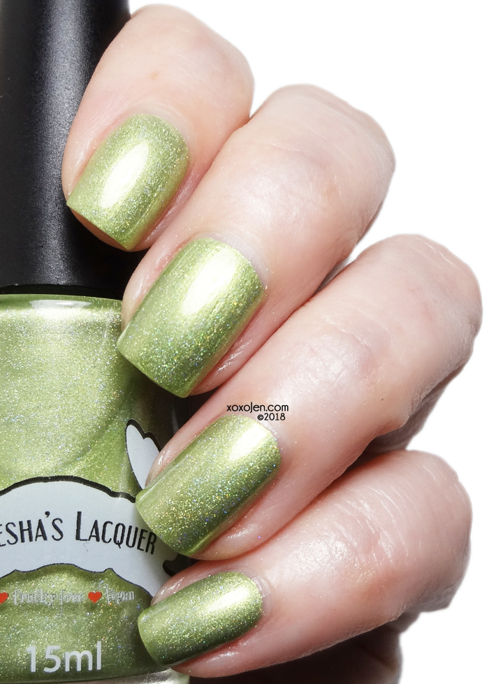 xoxoJen's swatch of Leesha's Lacquer Ah! I Touched the Seaweed!