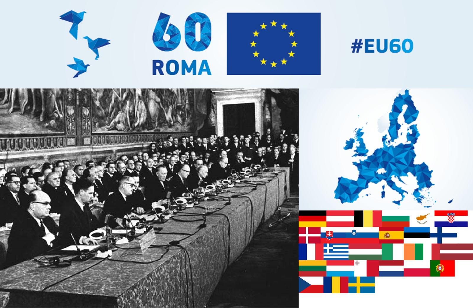 #UE60 / #EU60 Tratados de Roma