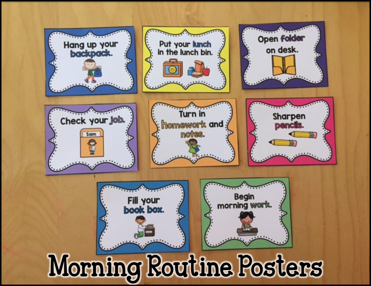 First Grade Morning Routine