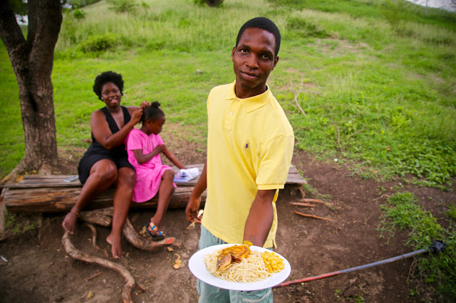 A typical Grenada meal