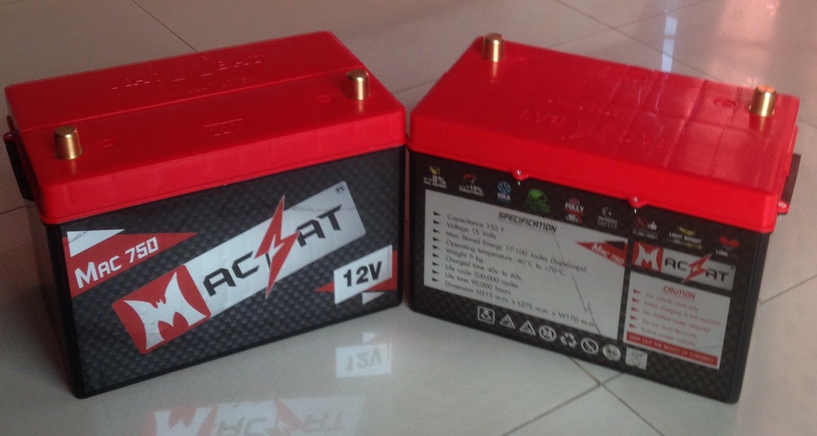 Mac SuperCap Booster MacBat Supercap Battery High PerformanceHigh CCA