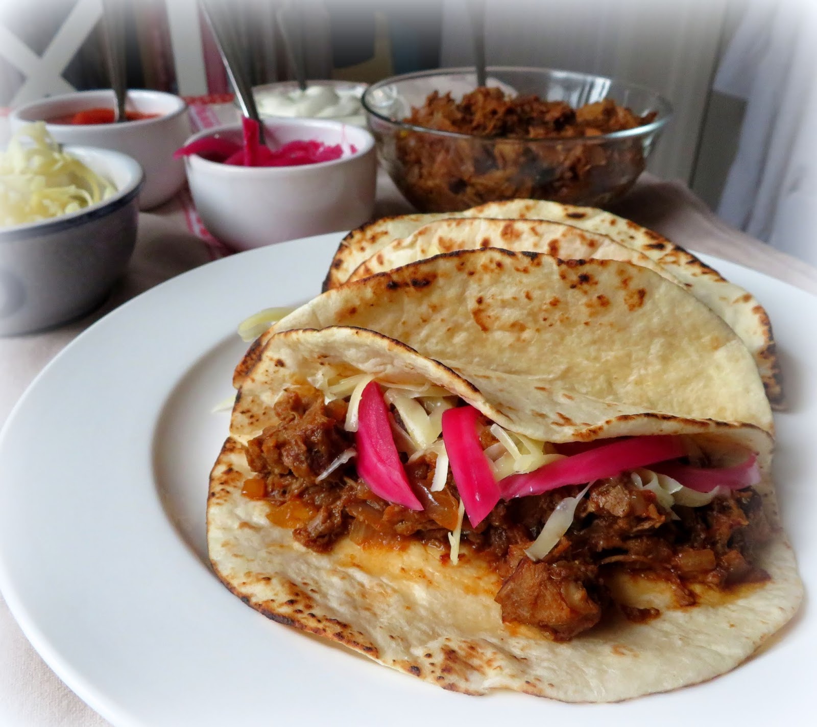 Beef Barbacoa Tacos with Sweet Pickled Onions The English Kitchen