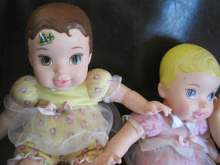 Doll with A+ sticker