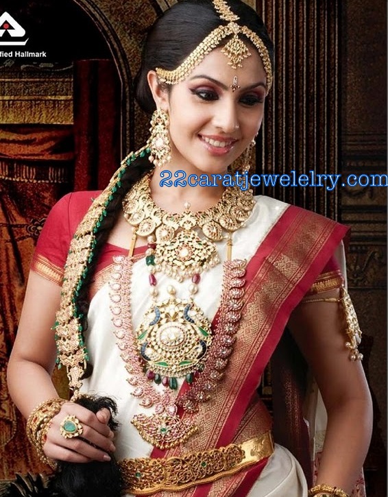Indian Traditional Bridal Jewellery(Temple Jewelelry) Jewellery Designs