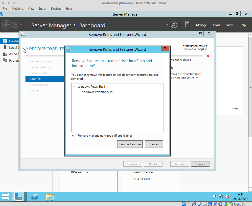 Remove manager. Remove manager